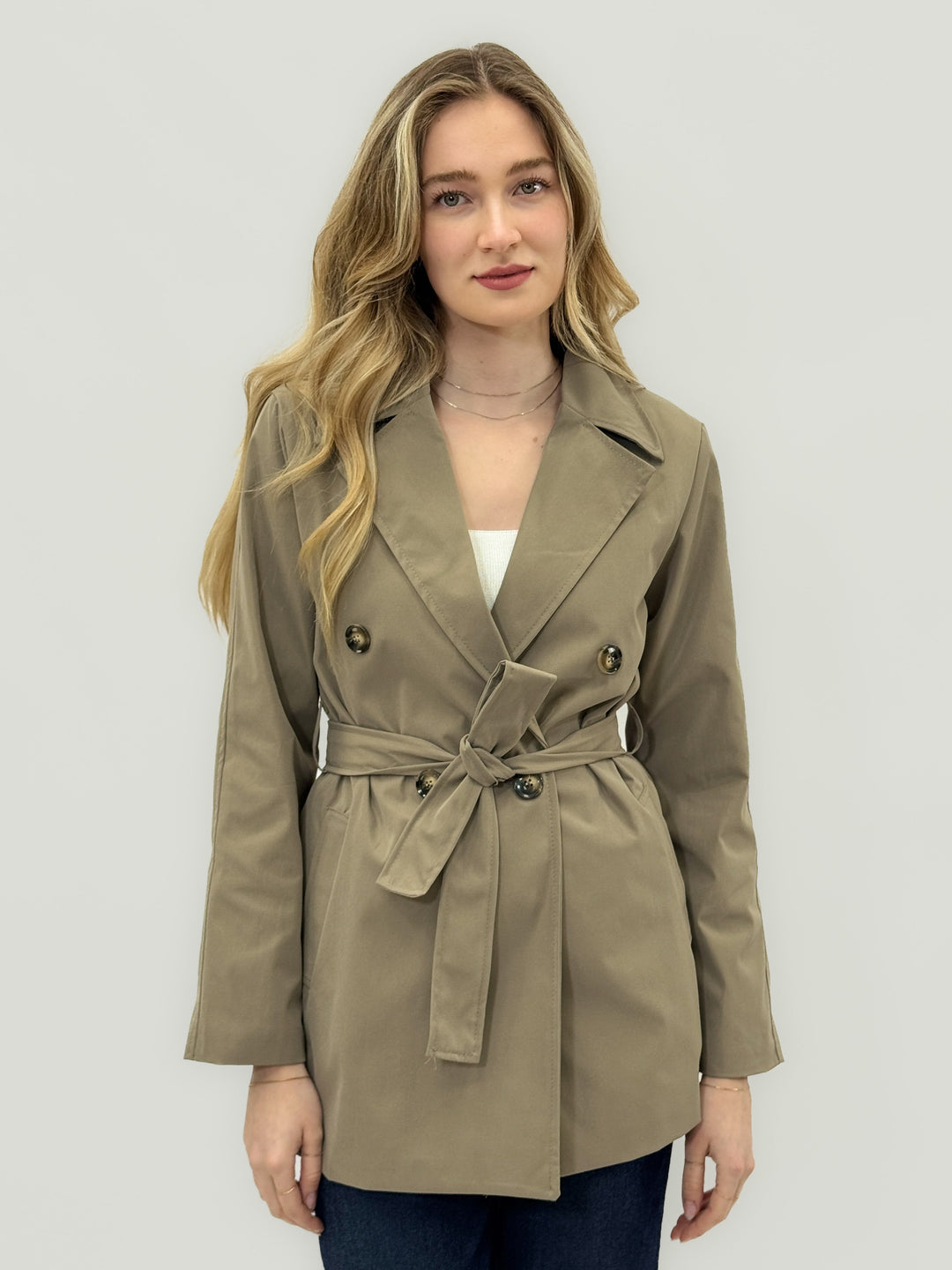 Doreen™  |  Double-Breasted Women's Trench Belt