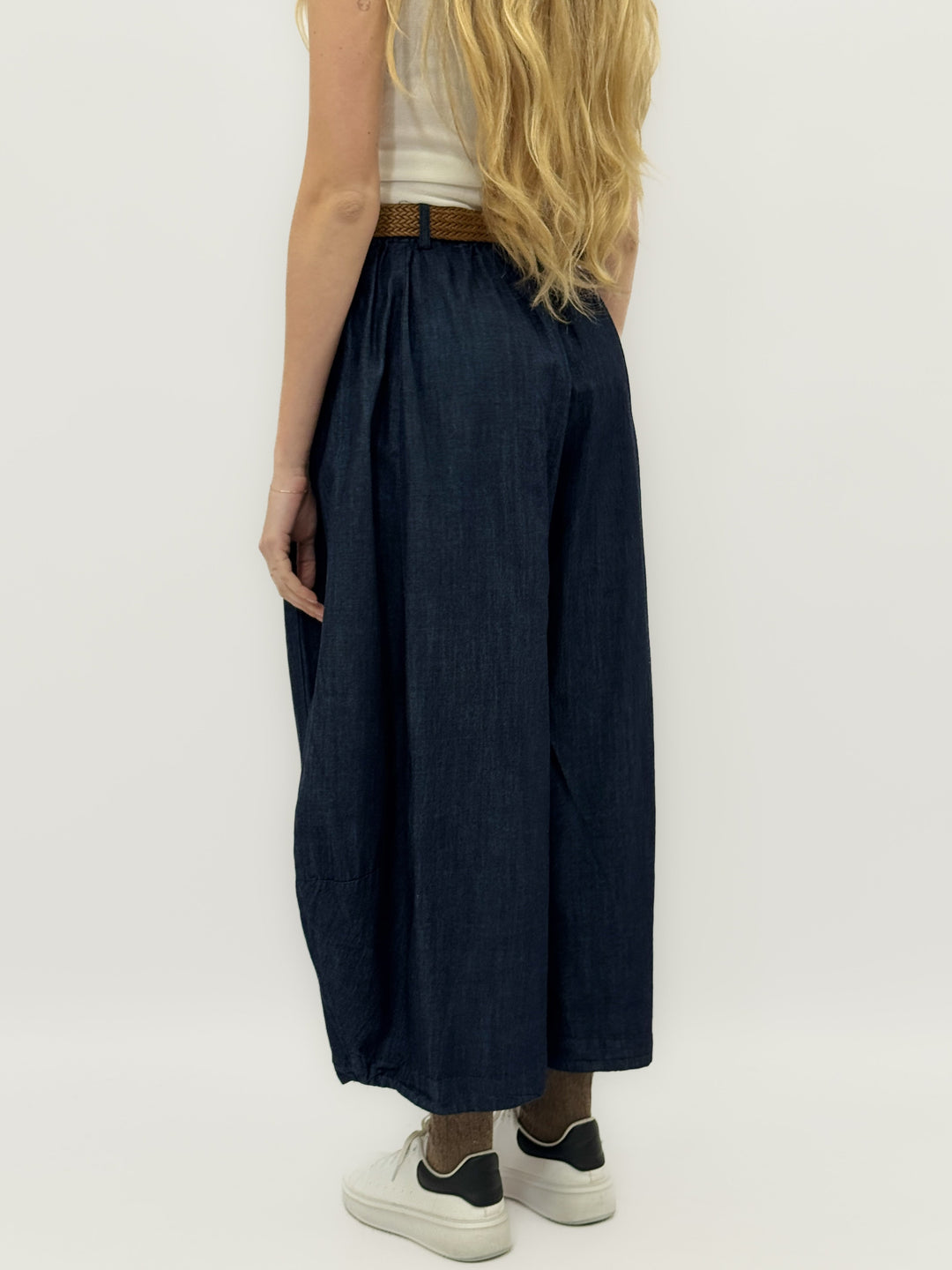 Dominique™  |  High-Waisted Palazzo Trousers Elastic
