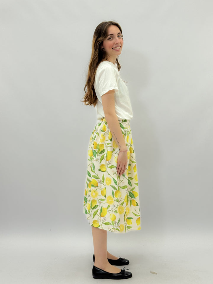 Viviane™  |  Floral Midi Skirt