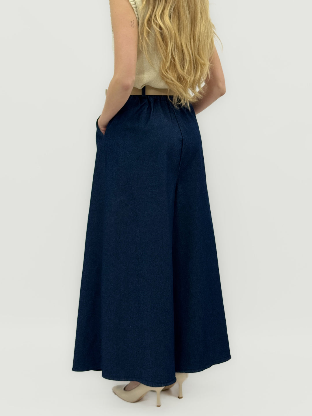 Esmé™  |  High-Waisted Palazzo Trousers Pleats