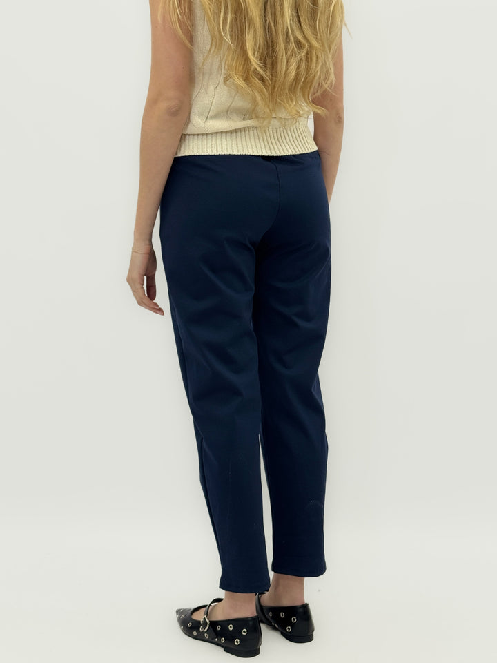 Suné™  |  Elasticated Waist Slim Trousers