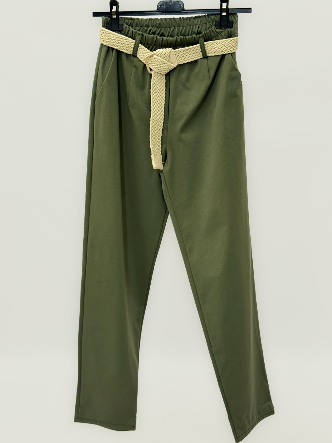Suné™  |  Elasticated Waist Slim Trousers