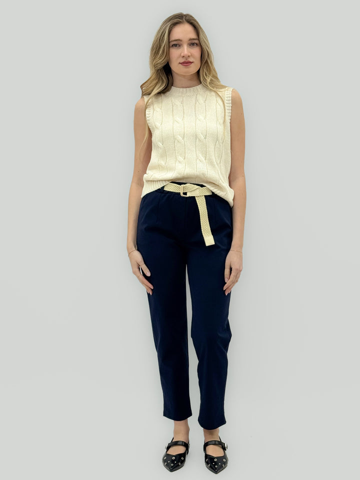 Fenna™  |  Elasticated Waist Slim Trousers