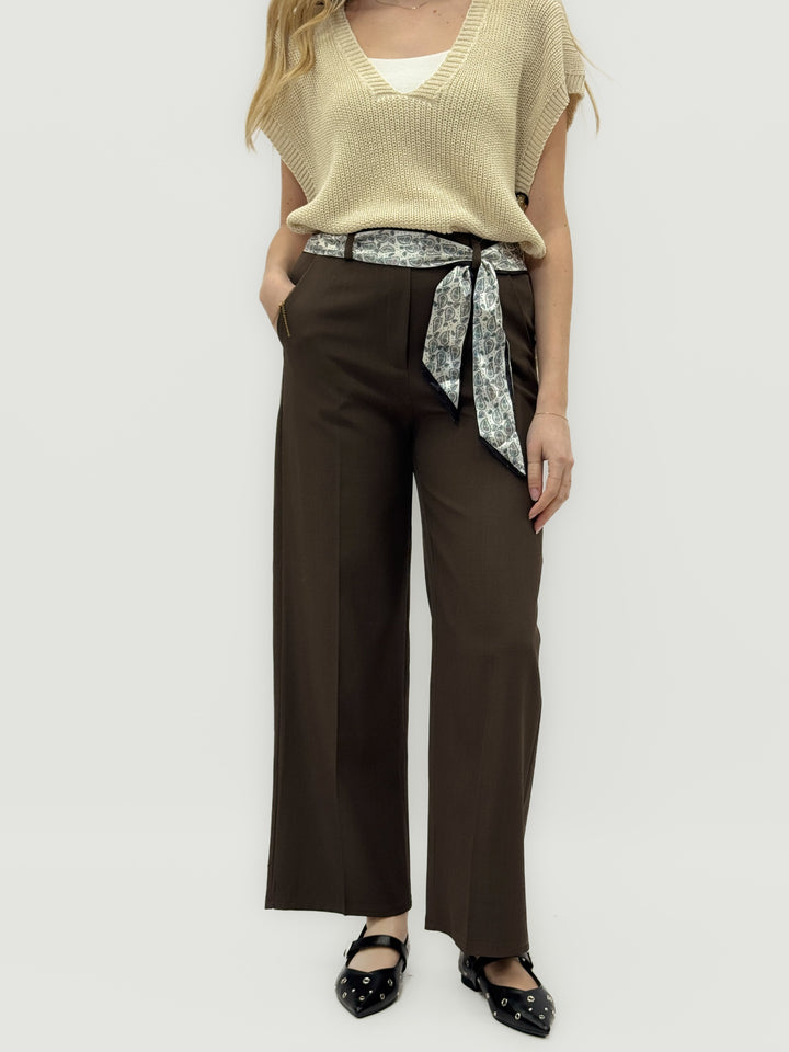 Women's™  |  Palazzo Trousers Patterned Belt