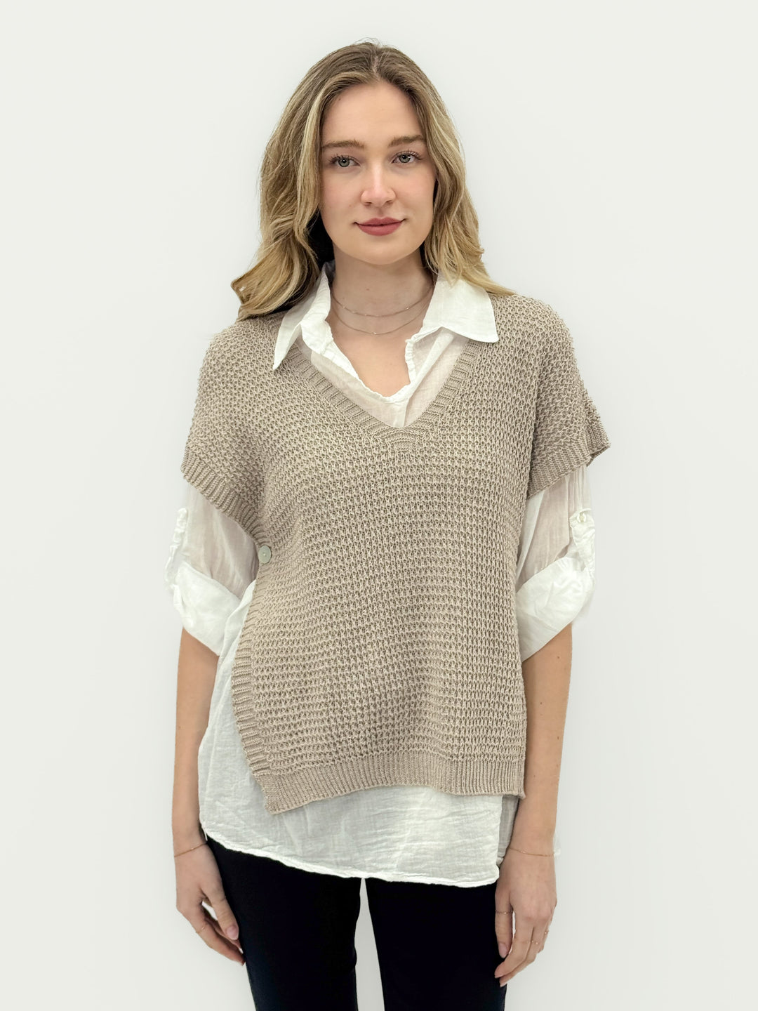 Ladies™  |  Oversized Knitted Gilet