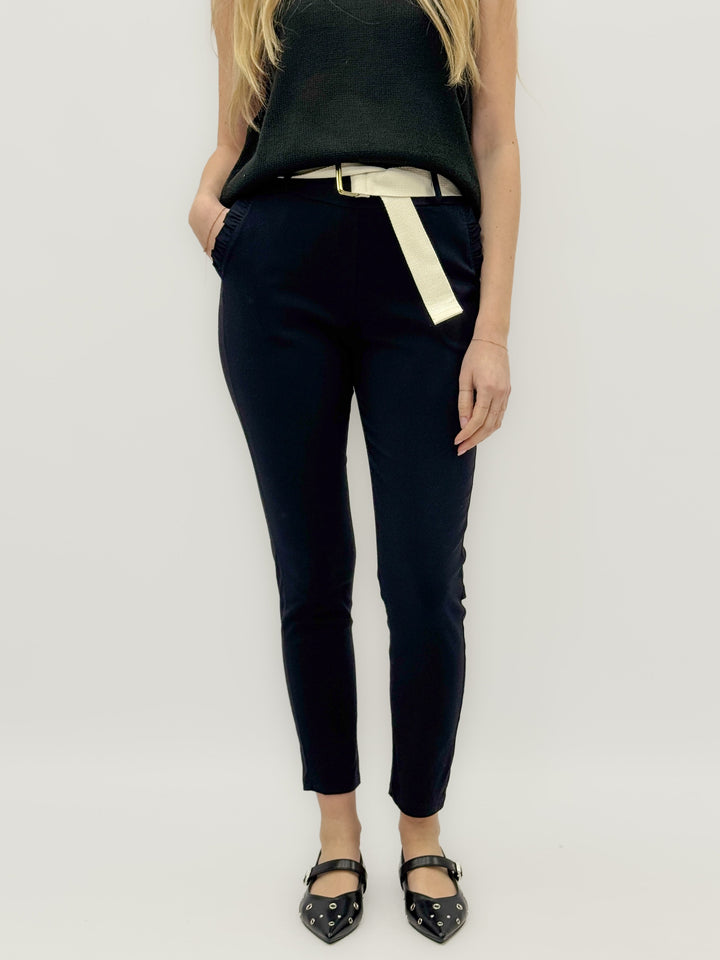 Lieke™  |  Elasticated Waist Slim Trousers