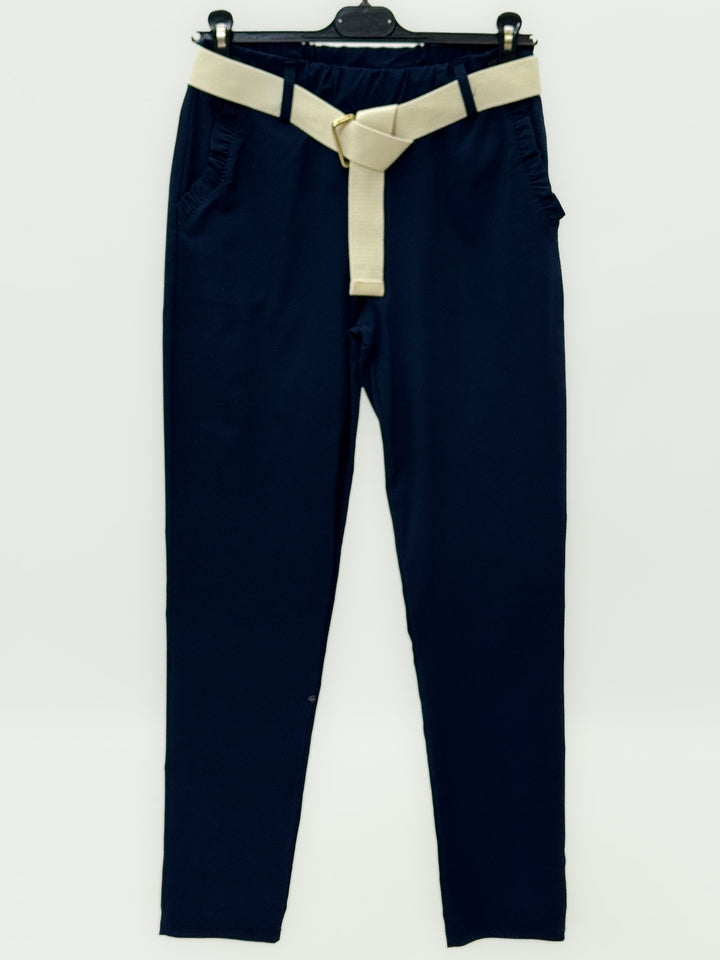 Lieke™  |  Elasticated Waist Slim Trousers