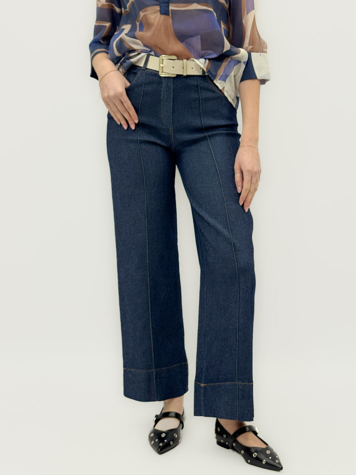 Structured™  |  soft luxurious fabrics Palazzo Trousers Belt