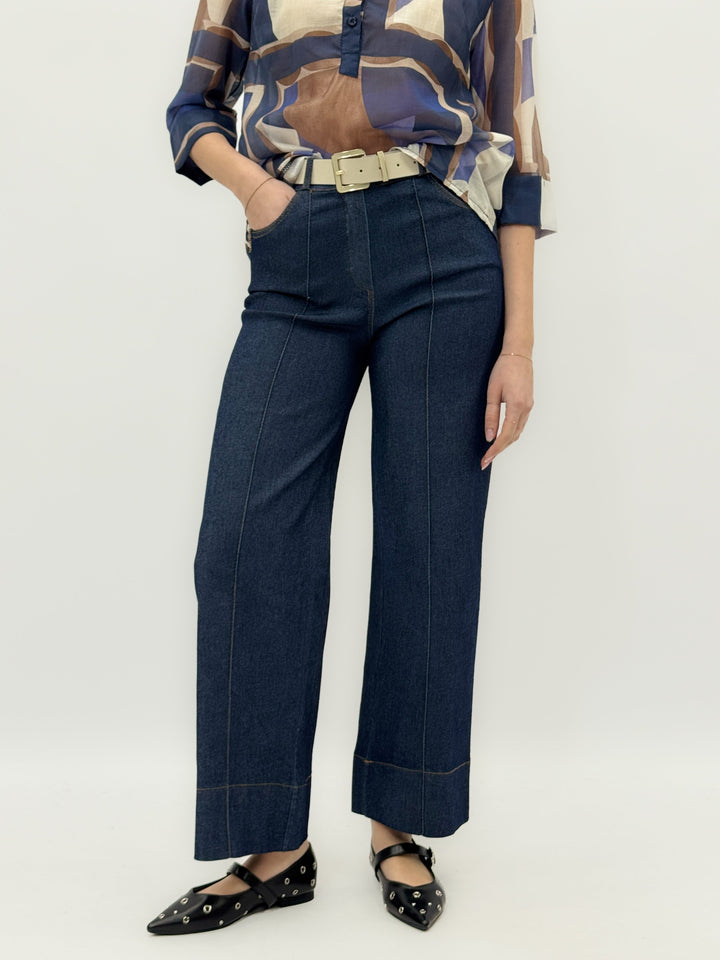 Structured™  |  soft luxurious fabrics Palazzo Trousers Belt