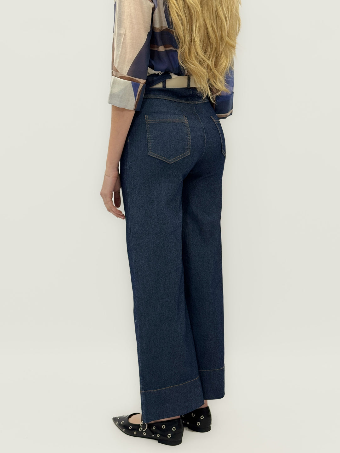 Structured™  |  soft luxurious fabrics Palazzo Trousers Belt