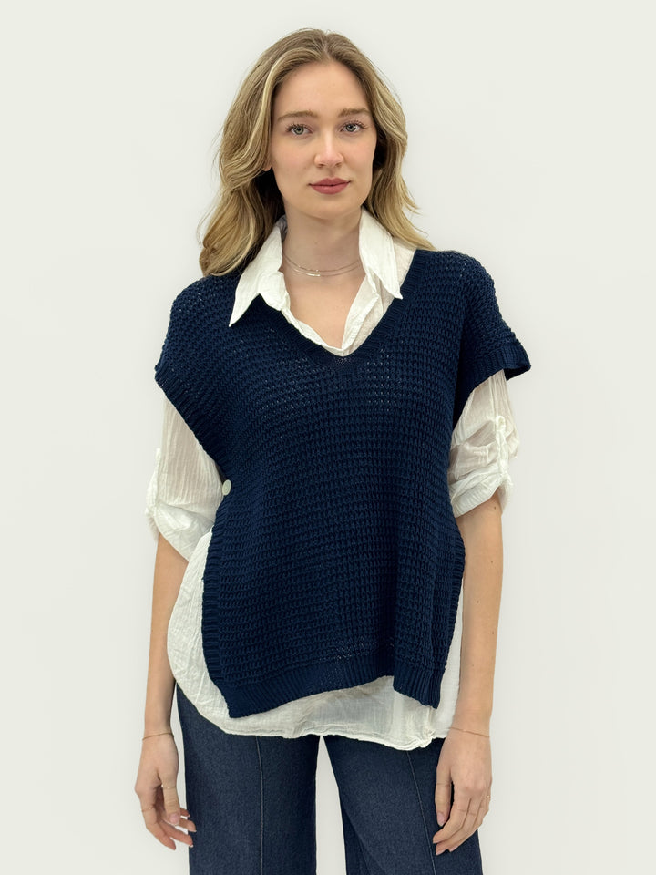 Ladies™  |  Oversized Knitted Gilet