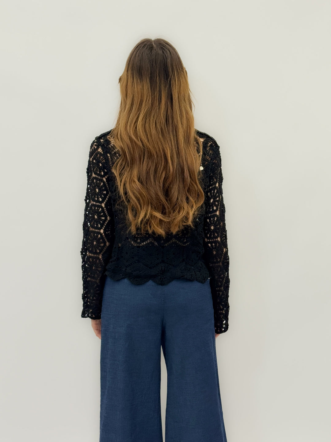 Karla™  |  Embroidered Crochet Cardigan