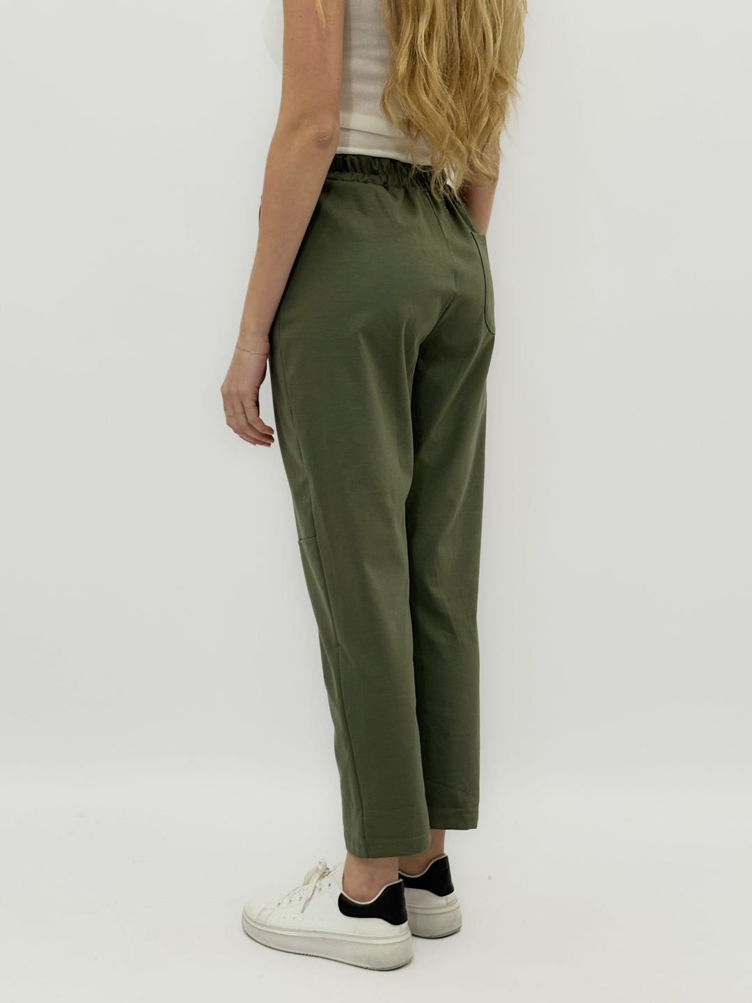 Greer™  |  Soft Trousers Elasticated Buttons