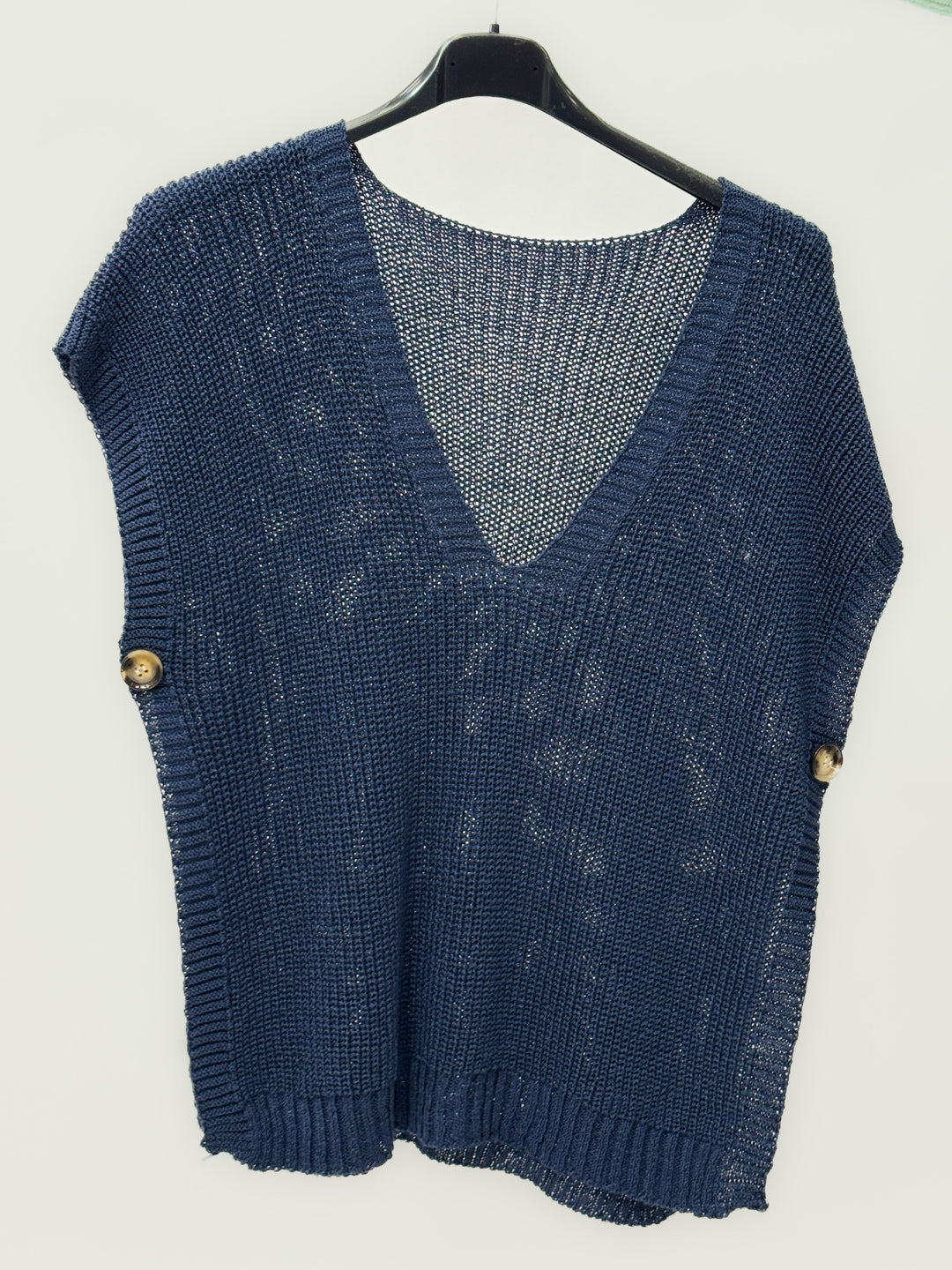 Chantelle™  |  Oversized Knitted Gilet Women
