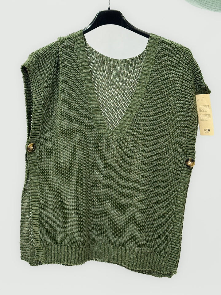 Chantelle™  |  Oversized Knitted Gilet Women