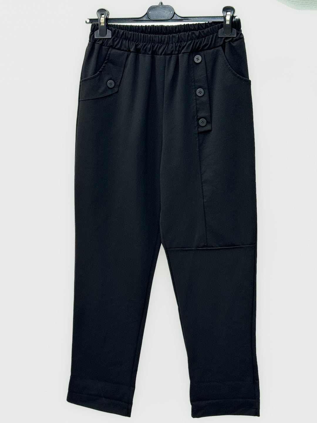 Greer™  |  Soft Trousers Elasticated Buttons