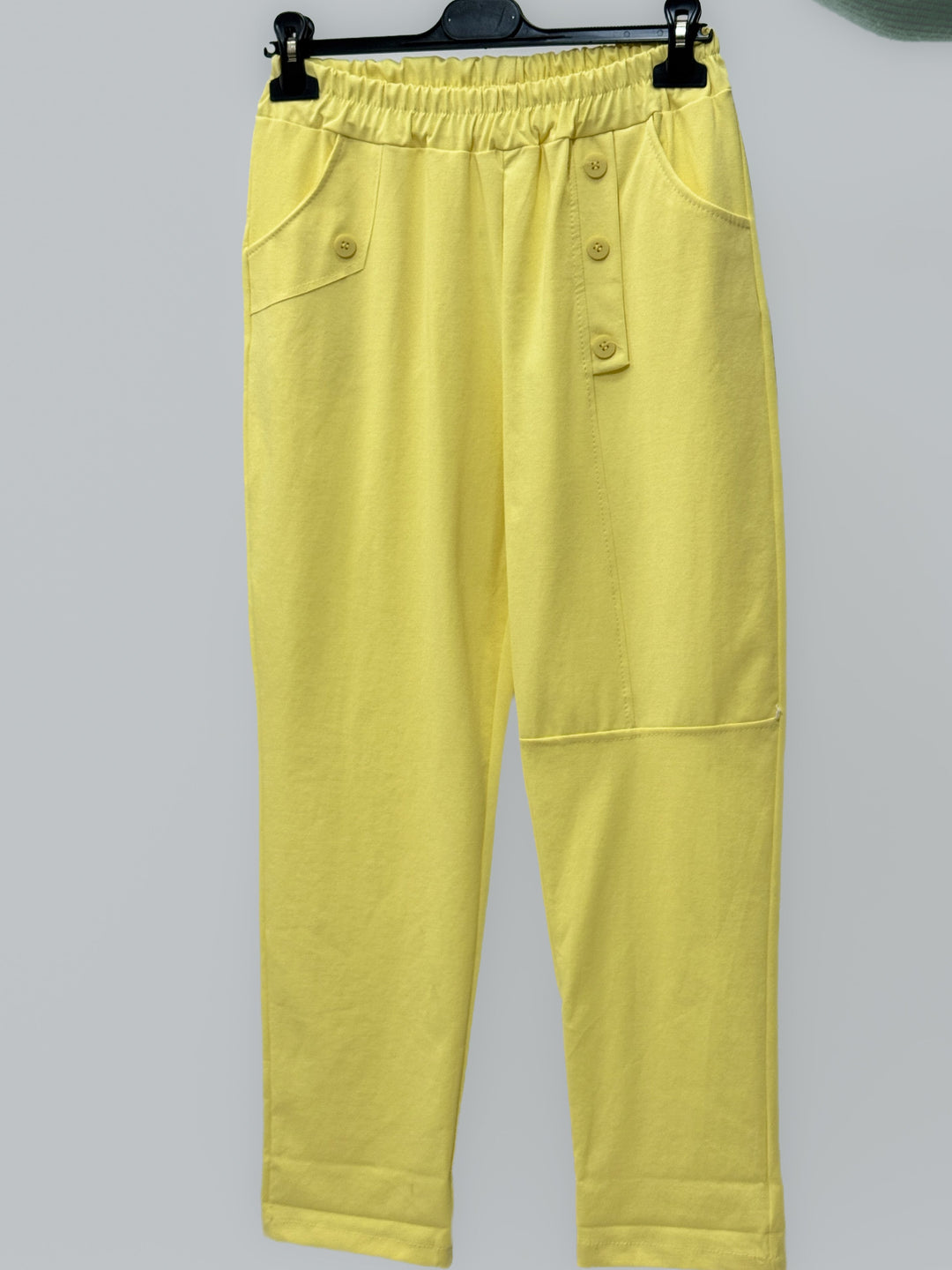 Greer™  |  Soft Trousers Elasticated Buttons