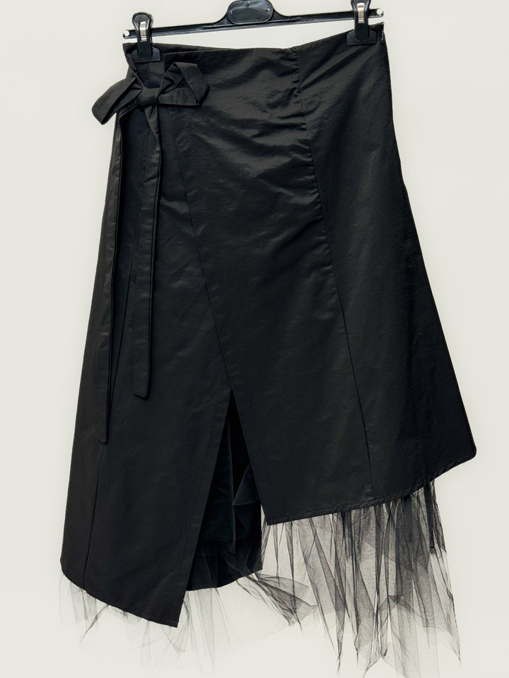 Lieke™  |  Midi Skirt Wrap soft luxurious fabrics