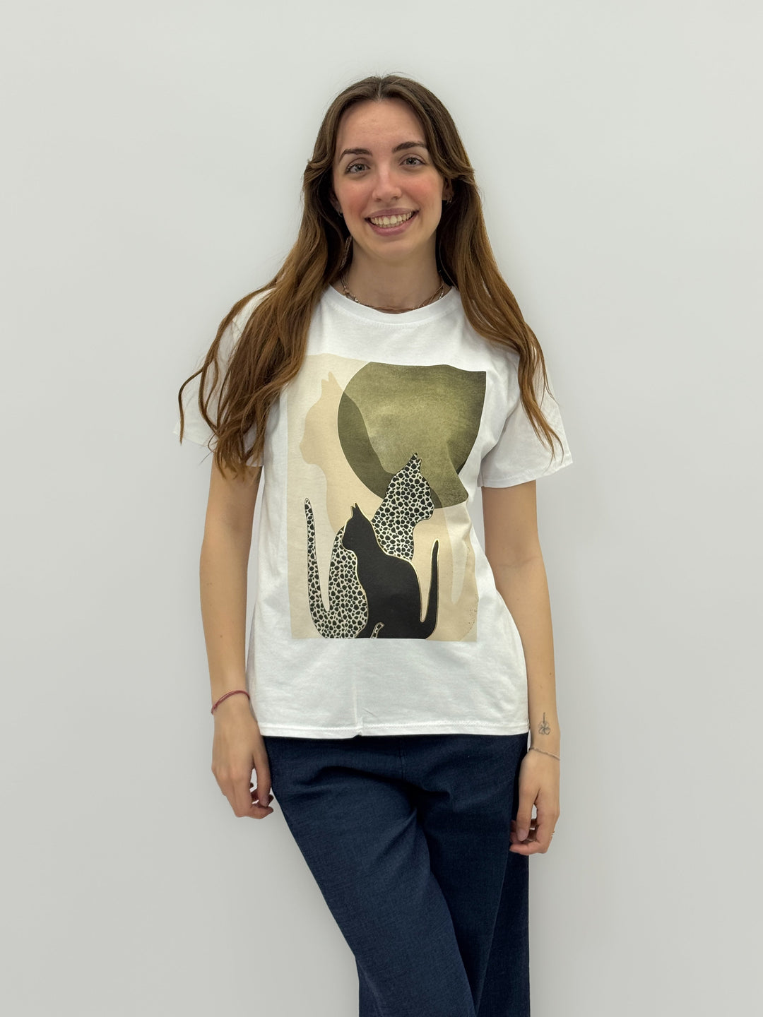 Zara™  |  Cat Print T-shirt