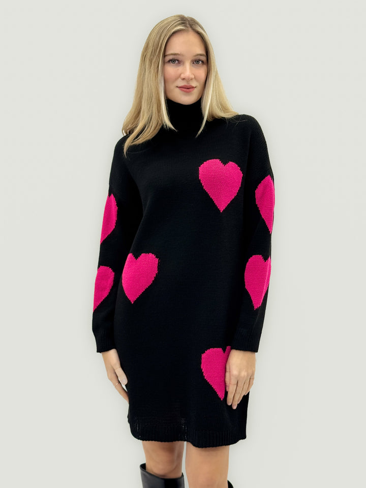 Doreen™  |  Heart Pattern Knit Romantic