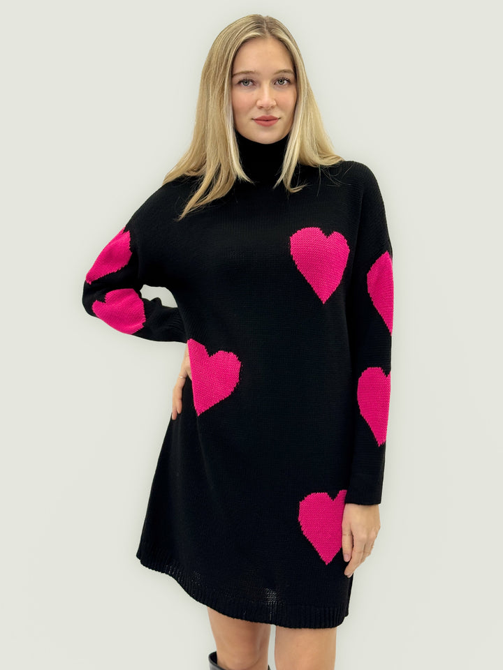 Doreen™  |  Heart Pattern Knit Romantic