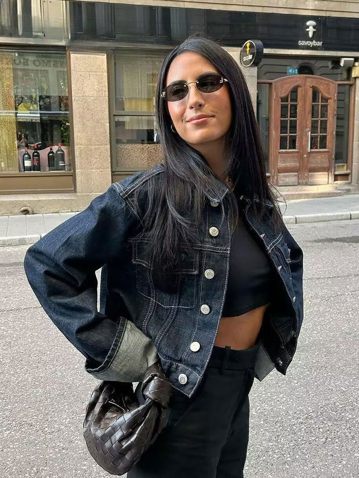 Chic and Stylish Denim Set for Women - Casual, Elegant