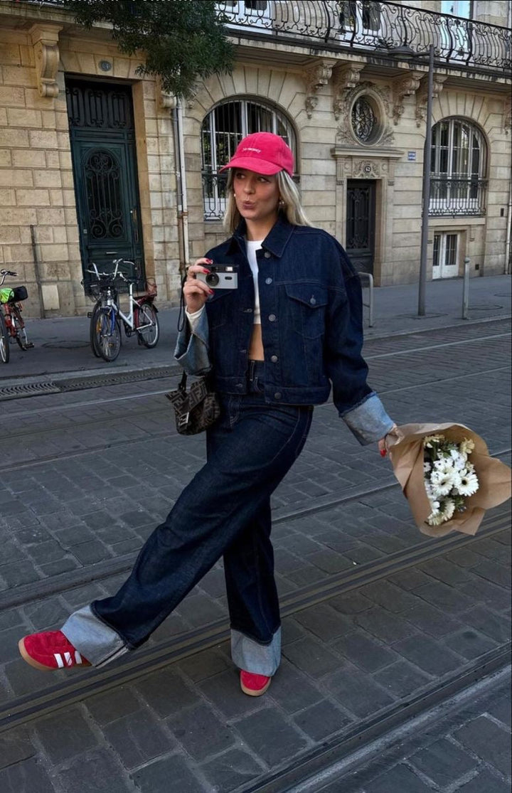 Chic and Stylish Denim Set for Women - Casual, Elegant