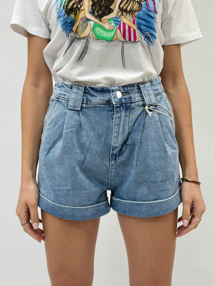 Simone™  |  Cuffed soft luxurious fabrics Shorts