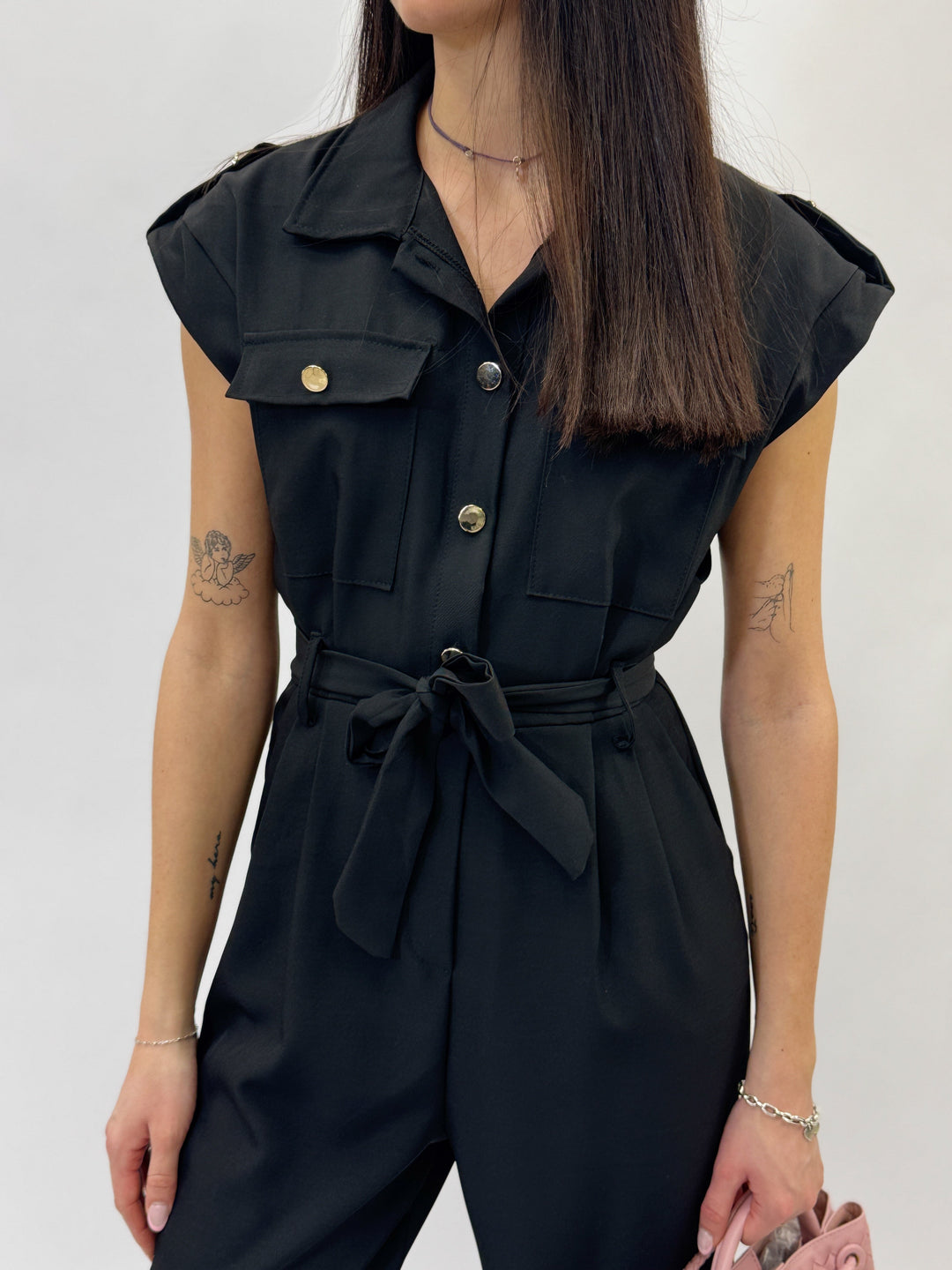 Ximena™  |  Long Jumpsuit Buttons