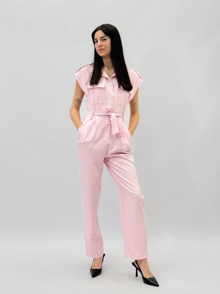 Ximena™  |  Long Jumpsuit Buttons