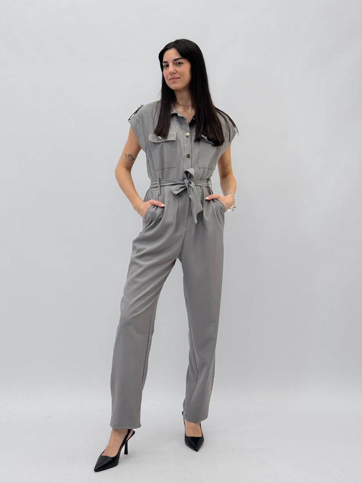 Ximena™  |  Long Jumpsuit Buttons