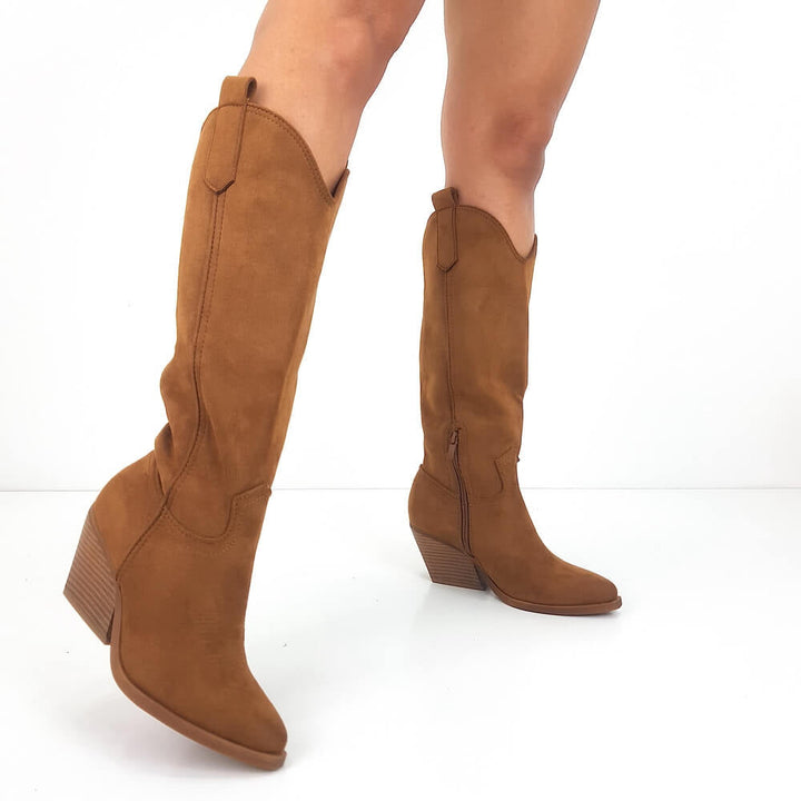 Adele™  |  Wide-heeled Cowboy Boots