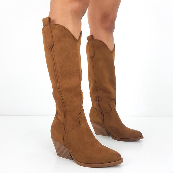 Adele™  |  Wide-heeled Cowboy Boots