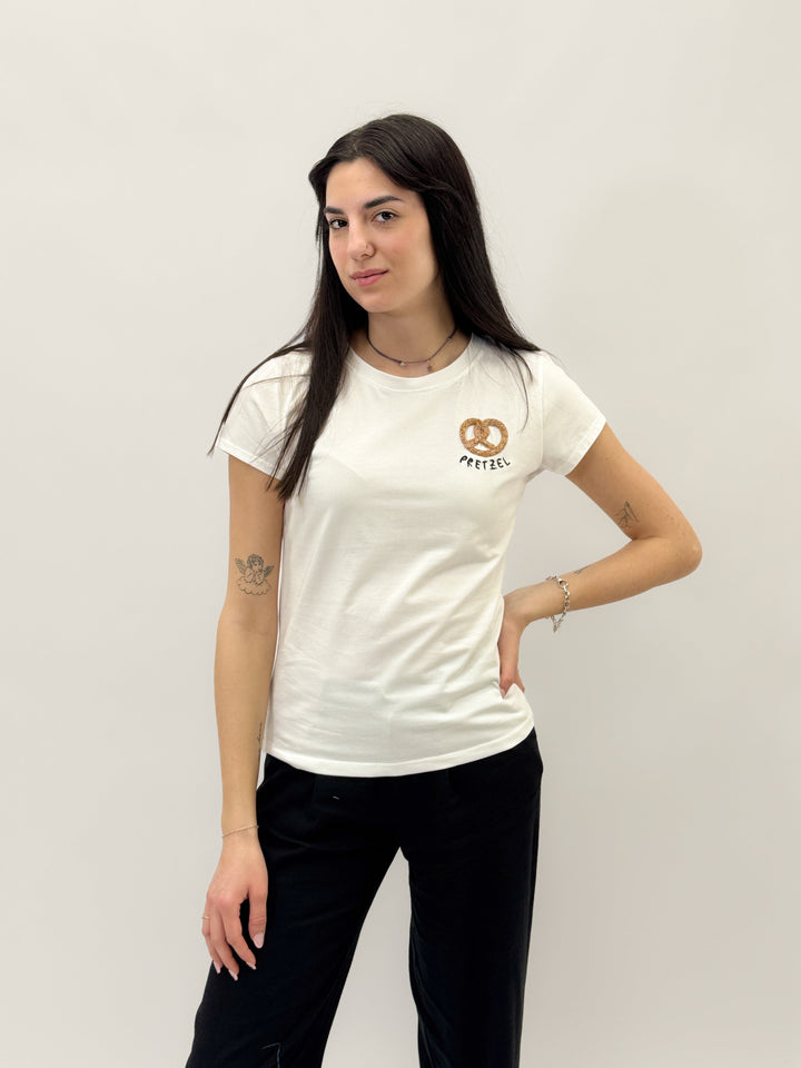 Romy™  |  Embroidered Print T-shirt