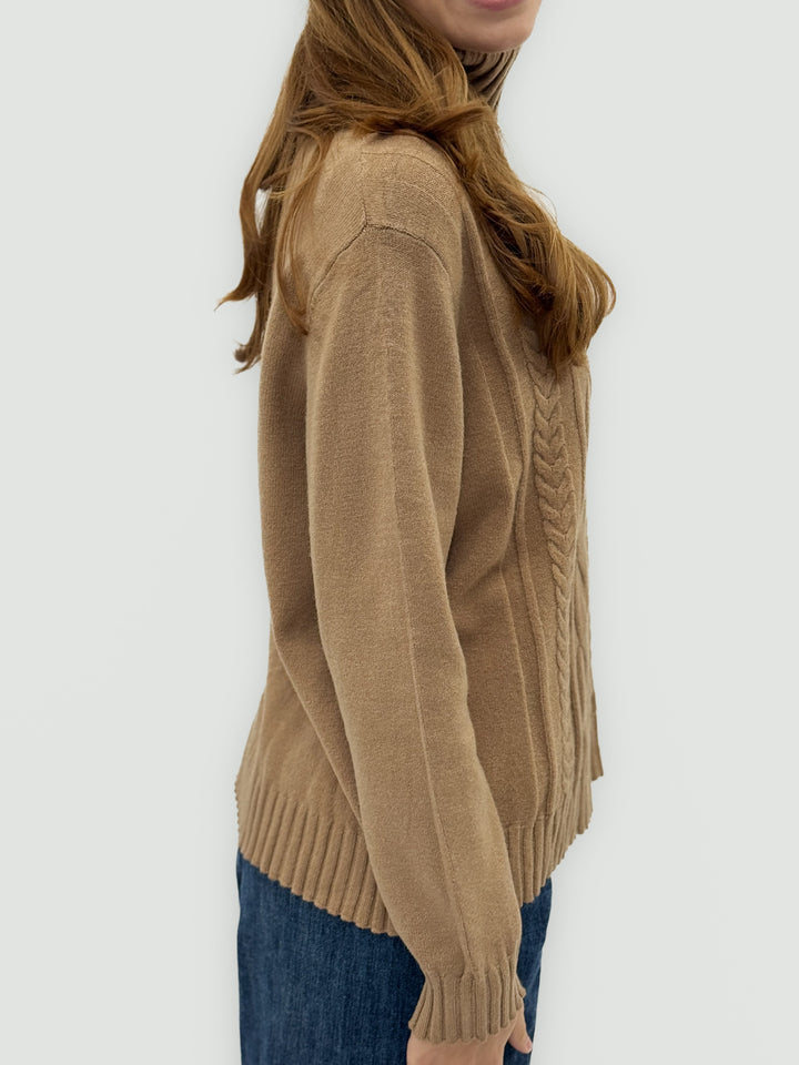 Wilma™  |  Turtleneck Sweater Braids
