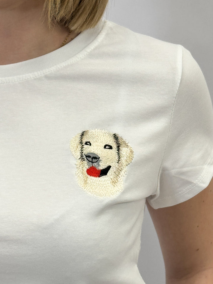 Zoë™  |  Embroidered Print T-shirt