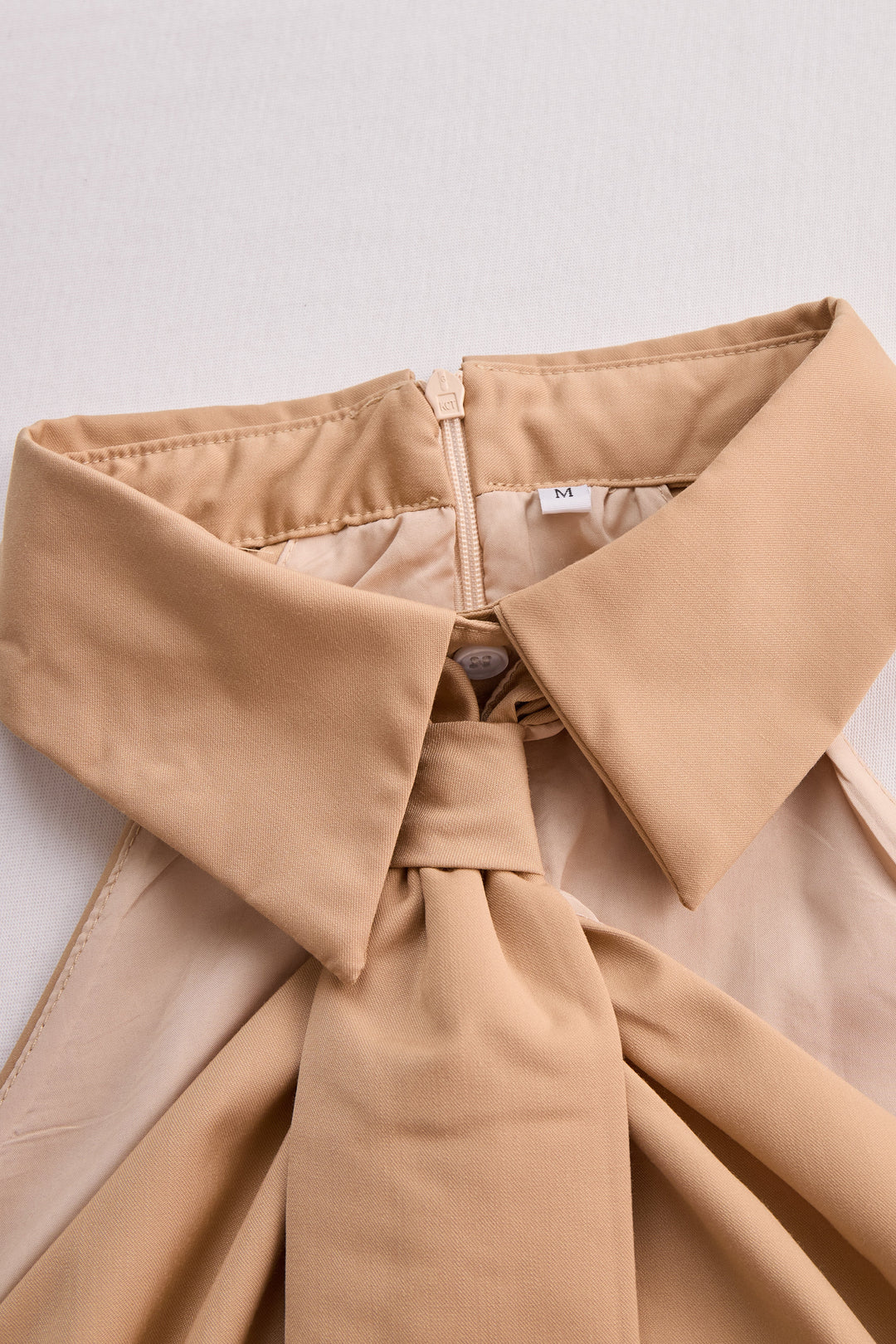 Halter Neck Blouse Sleeveless Tie Neck Elegant Top