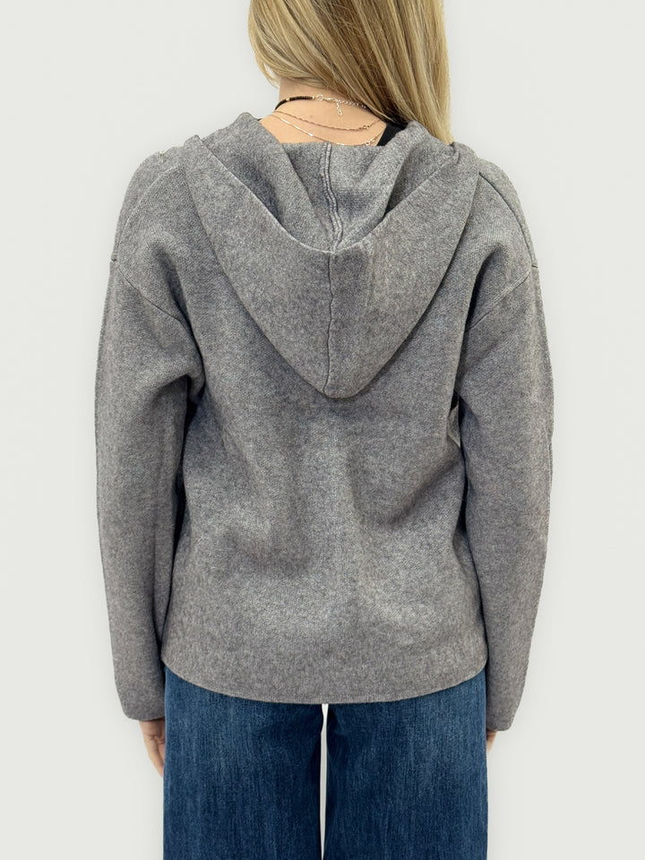 Zoë™  |  Hooded Cardigan Jacket Buttons