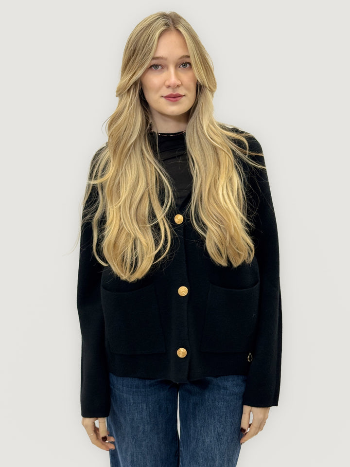 Zoë™  |  Hooded Cardigan Jacket Buttons