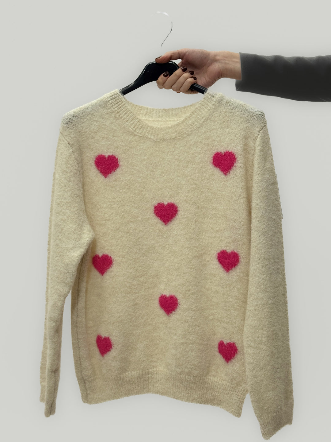 Francien™  |  Wool Blend Sweater Hearts