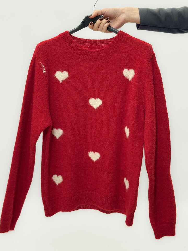 Francien™  |  Wool Blend Sweater Hearts