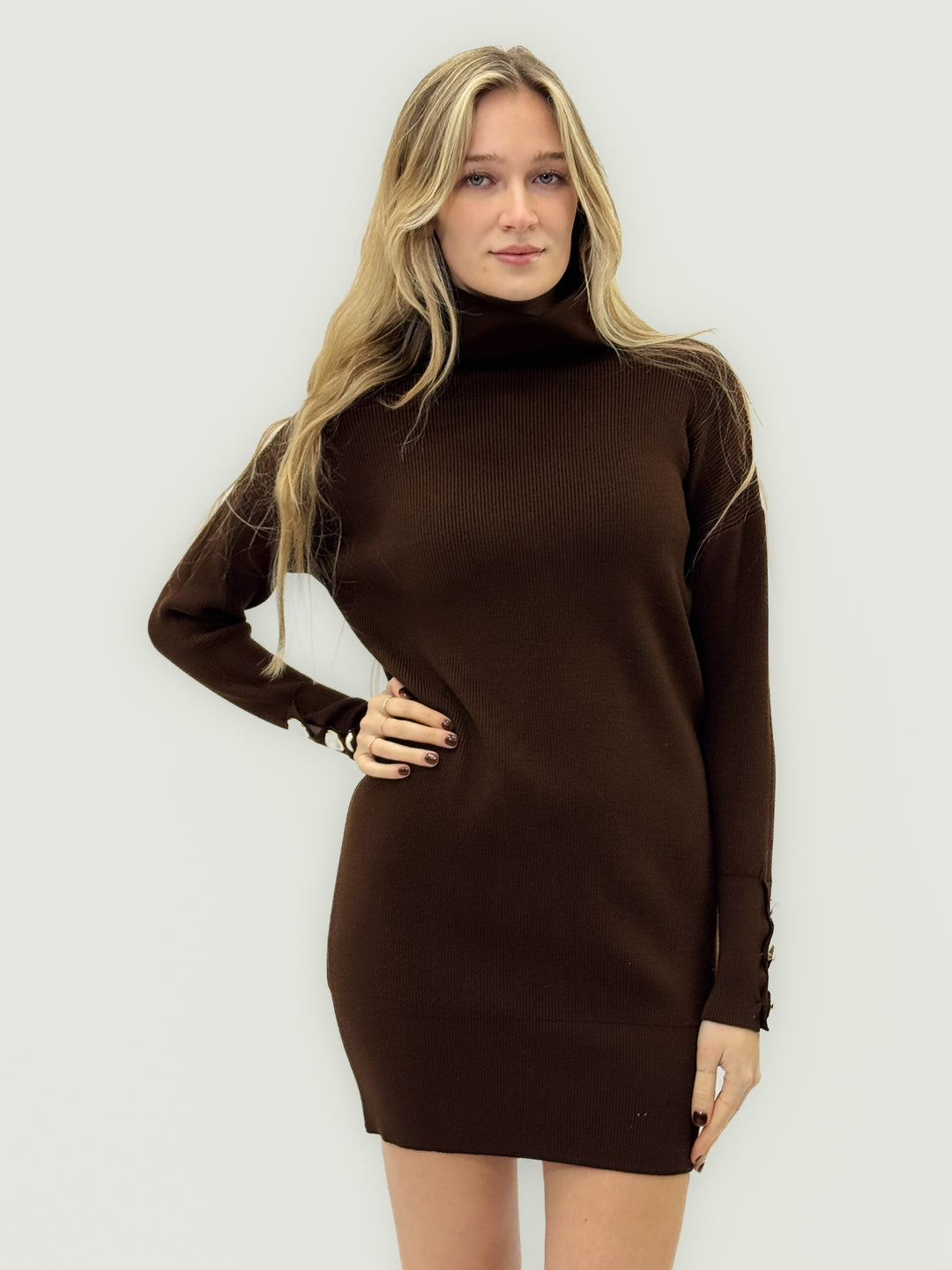 Emma & Rose soft knit turtleneck — women's knitwear