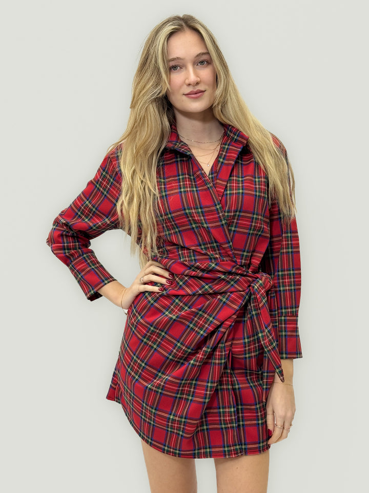 Vera™  |  Tartan Wrap Dress