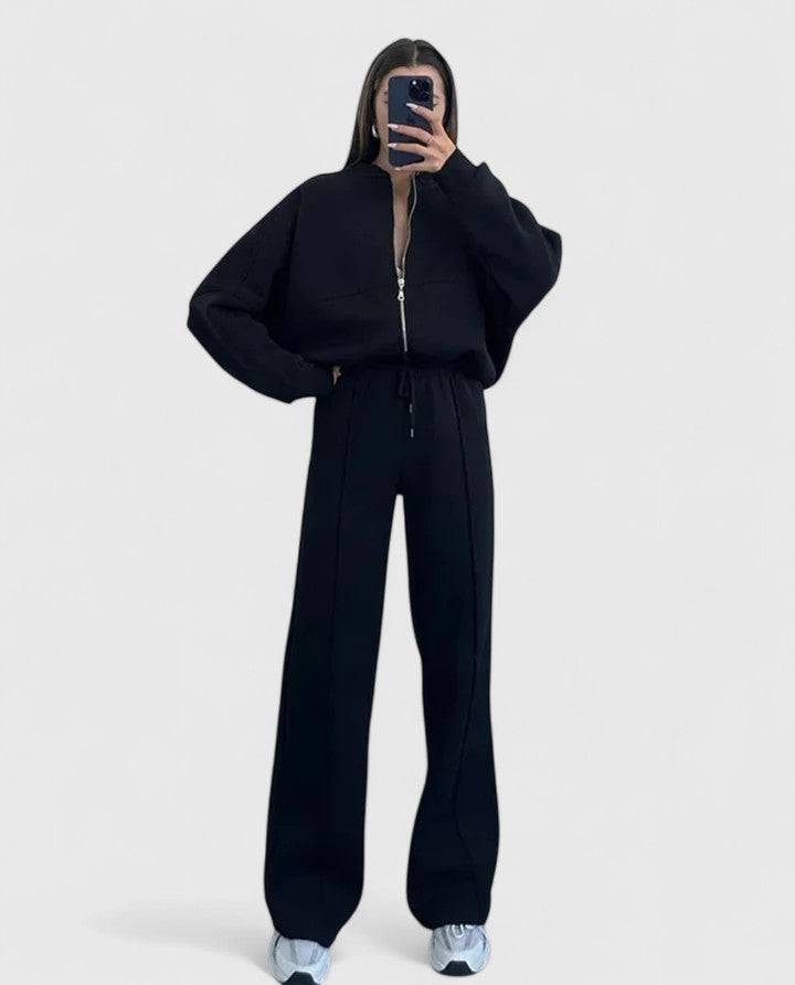 Olyverrah™ comfortable sweater trousers outfit set by Emma & Rose Cape Town, featuring a cozy sweater and matching trousers.