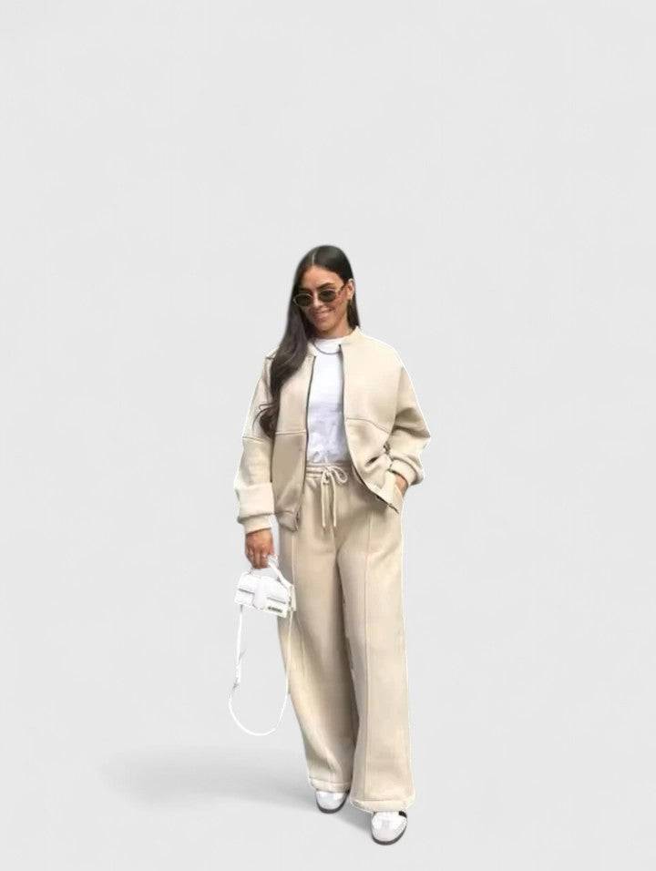 Olyverrah™ comfortable sweater trousers outfit set by Emma & Rose Cape Town, featuring a cozy sweater and matching trousers.