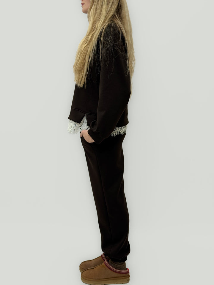 Tessa™  |  Casual Set soft luxurious fabrics Detail