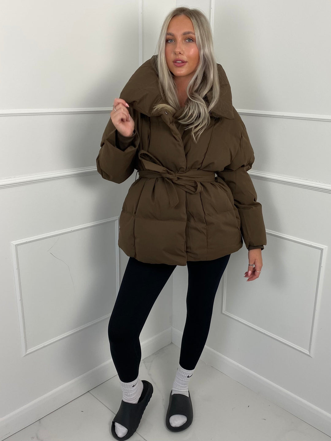 Erea Stylish Oversized Puffer Jacket, view 2 - Elena Harper