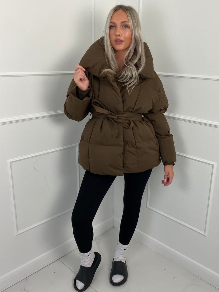 Erea Stylish Oversized Puffer Jacket, view 2 - Elena Harper