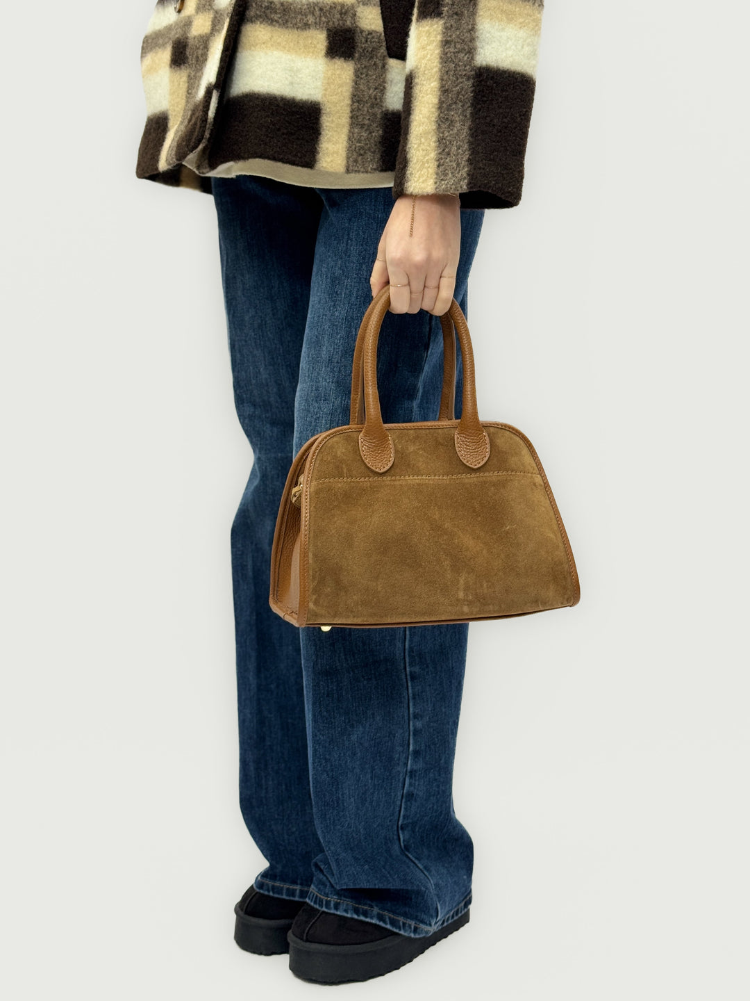 Odette™  |  Handbag Genuine Suede Italy