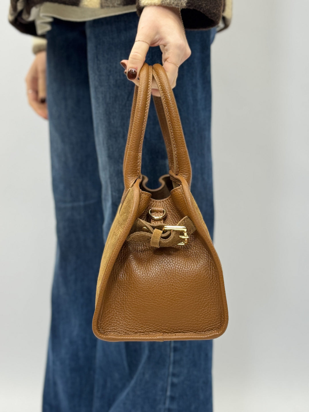 Odette™  |  Handbag Genuine Suede Italy